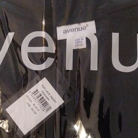 Avenue Black Lace Top 26/28 - Picture 3 of 6